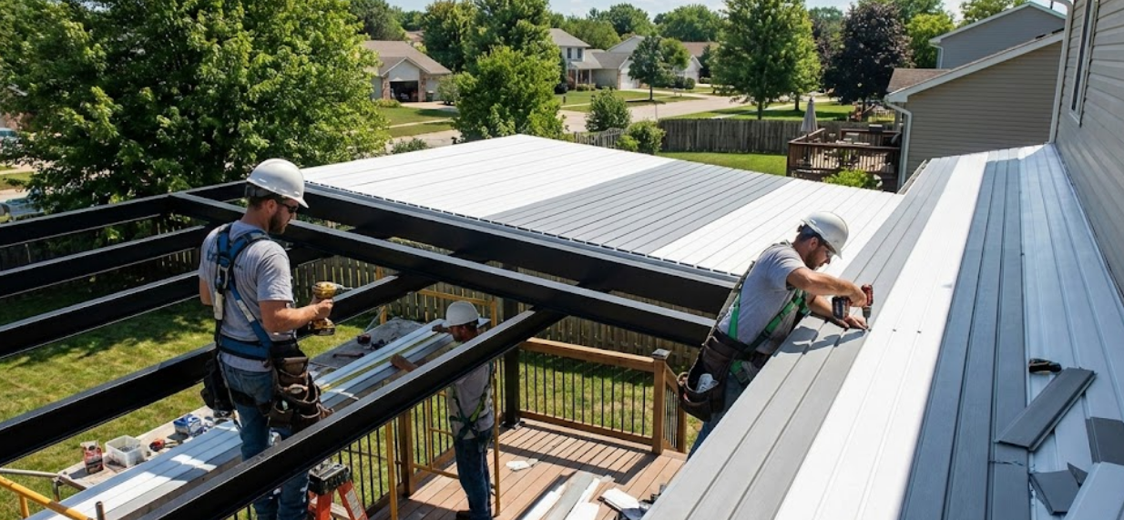 การติดตั้งหลังคาไวนิล